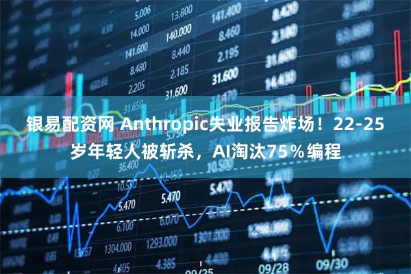 银易配资网 Anthropic失业报告炸场！22-25岁年轻人被斩杀，AI淘汰75％编程