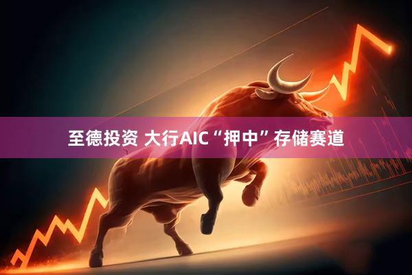 至德投资 大行AIC“押中”存储赛道